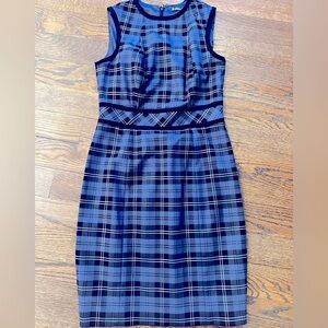 Ladies’ Brooks Brothers Plaid Sleeveless Dress Size 4